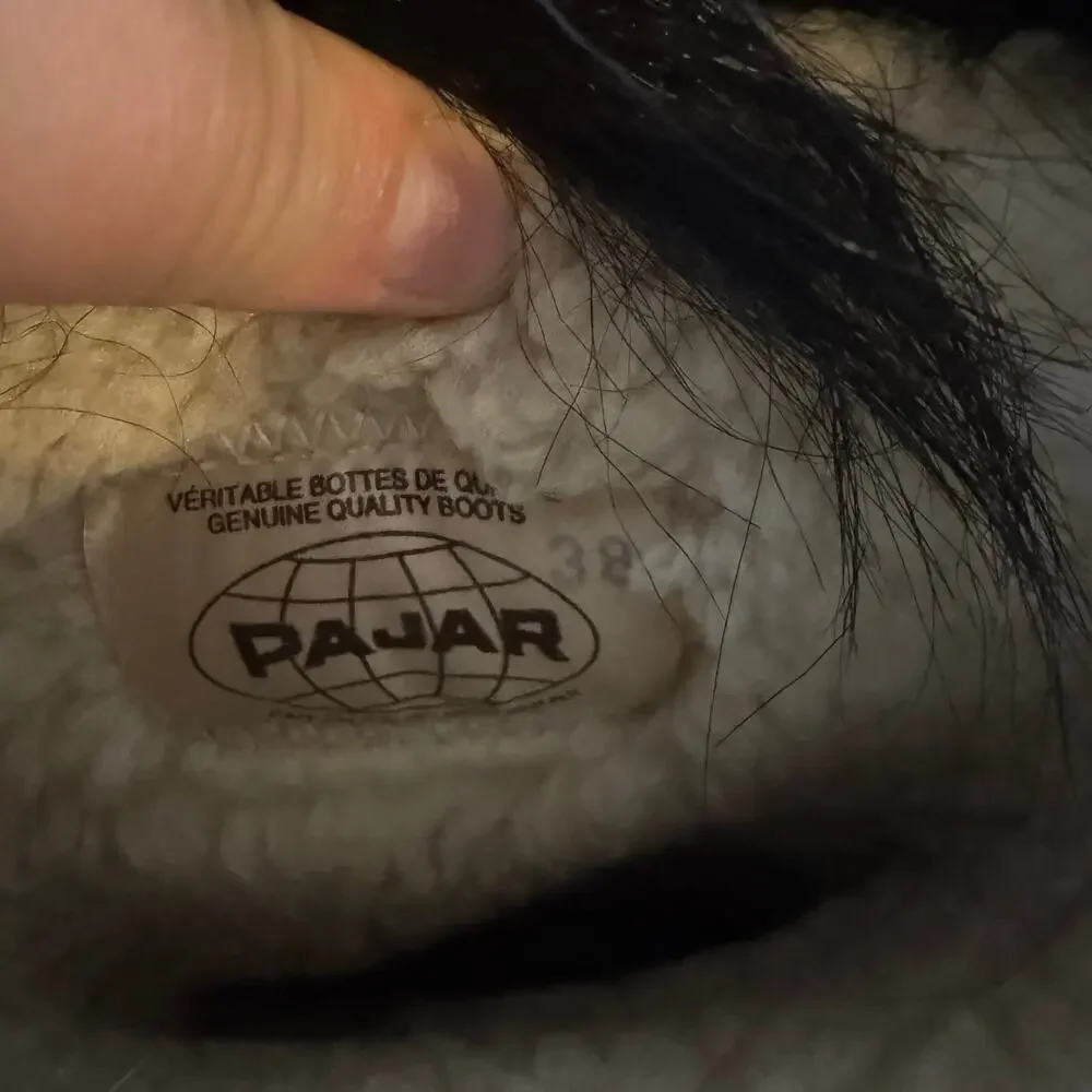 Pajar Cher Black Real fur Boots